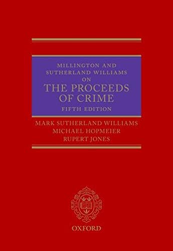 Millington and Sutherland Williams on The Proceeds of Crime