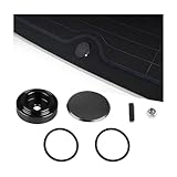 BELOMI Car Wiper Plug, Rear Windshield Wiper Block off Grommet Cap, Waterproof Vehicle Rear Window Wiper Delete Cover Kit, Automotive Accessories Universal for SUV, Truck, RV and More（Black）