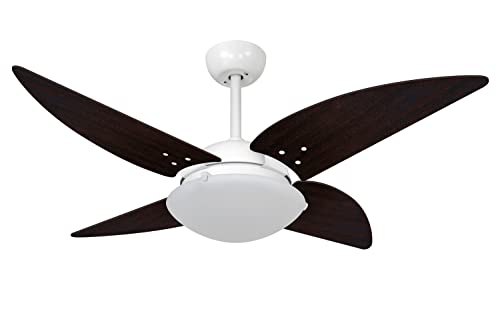 Ventilador De Teto 4 Pás Premium Quad Tabaco Volare Volare 220v Branco