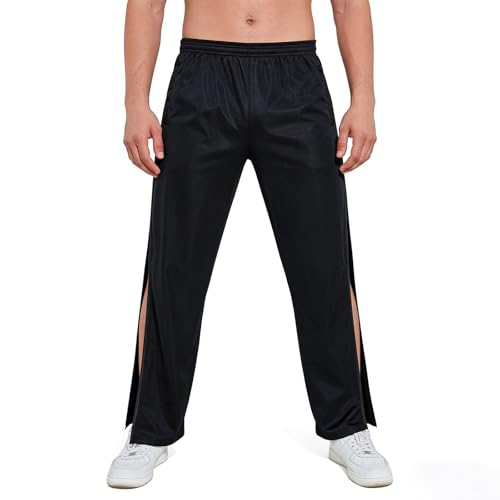 Pantalones Casuales de Moda para Hombre Pantalones Deportivos Anchos Largos Pantalon Anchos Largos Pantalon elásticos, Ligeros, Transpirables Transpirables Pantalón para Ocio, Gimnasio, Entrenamiento