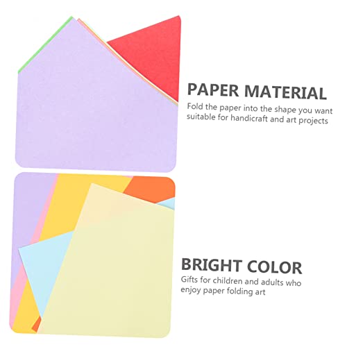 TEHAUX 200 Pçs Origami Decorativo Guindaste Dobrável Papel Scrapbook Papéis De Cópia Colorida Papel