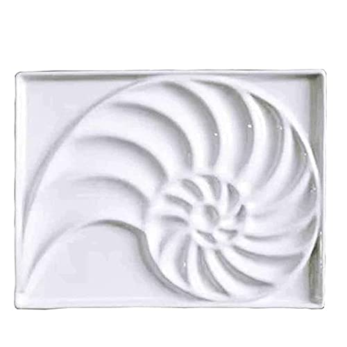Paleta de acuarela de cerámica rectangular para bellas artes 2