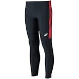 [アシックス] 陸上ウエア ロングタイツ XT7247 [メンズ] パフォーマンスブラック/ファイアリーレッド 日本 M (日本サイズM相当)