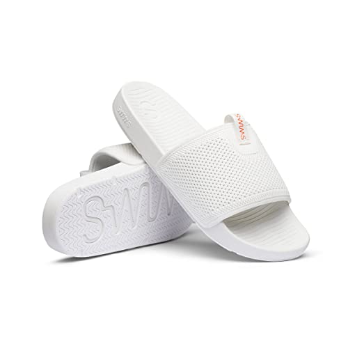 Image of SWIMS Cabana Knit Slide Sandals for Men, Lightweight Breathable Knit Upper, Molded EVA Footbed, Rubber Outsole Traction, Slip-On Open Toe Casual Shower Pool Slide