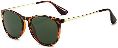 SUNGAIT Vintage Round Sunglasses for Women Classic Retro Designer Style Ladies Sunglasses