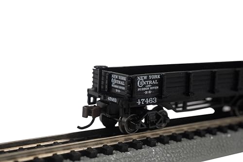Gondola New York Central Spur N wagon tombereau en bois pour modélisme ferroviaire rétro