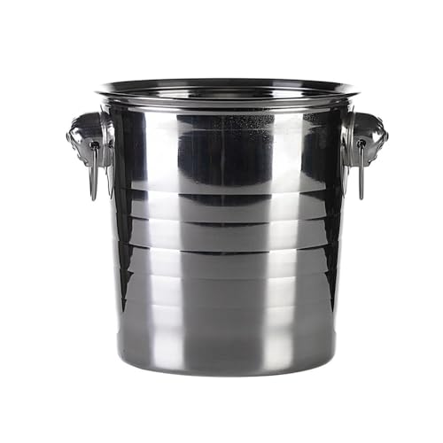 Cubo de hielo de acero inoxidable de alta calidad para conservar champán en tamaño M 2