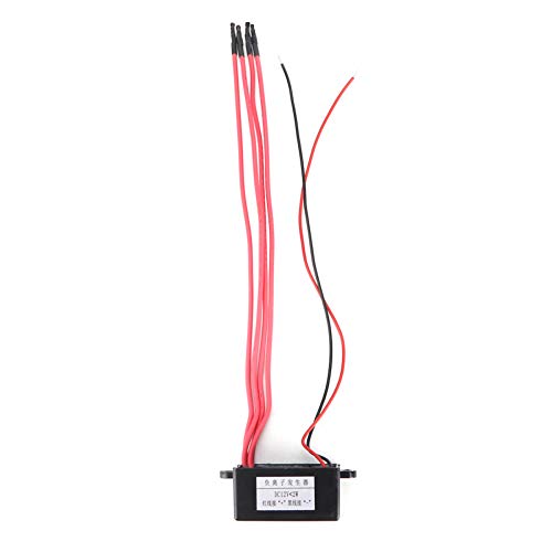 DERCLIVE Bipolar Ion Generator, Anion Air Purifier Ionizer Negative Ion Generator Module, Home Anion Negative Ion Generator Mini Air Purifier 4 Negative Line (DC12V)