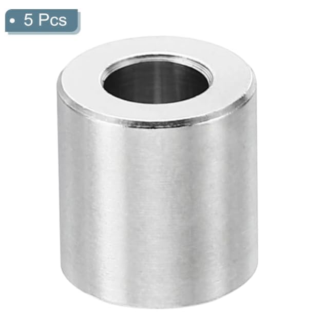 TOP-VIGOR 5Pcs M6 Aluminum Spacer, 6.2mm ID x 12mm OD x 12mm Length Metal Spacer - Image 3