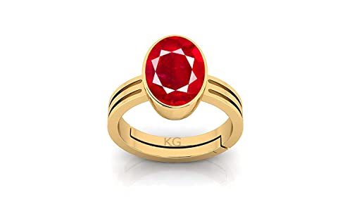 13.00 Carat Natural AA++ Quality Ruby Manik Stone Ring Original C...