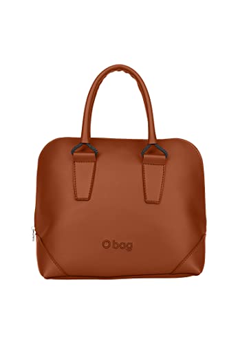 O bag - Borsa a mano O bag bowly in tessuto gommato per donna