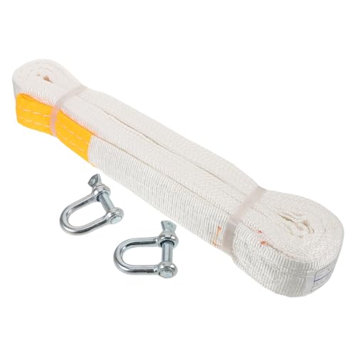 GRIRIW Corda Traino Auto Heavy Duty con Ganci in Metallo Cinghia per Suv e Camion Fune Resistente Portatile per Emergenza e Soccorso Stradale