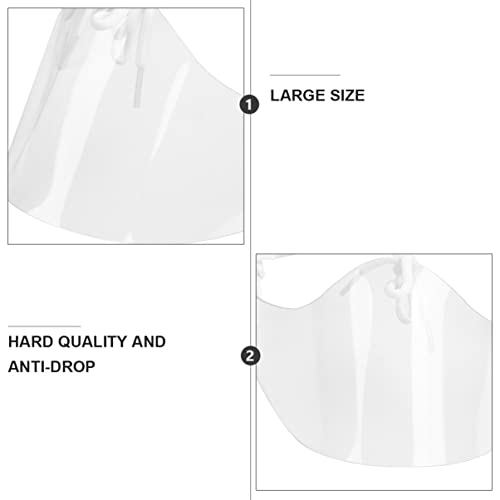 DECHOUS 1pc Hockey Goalie Neck Guard, Clear Lacrosse Goalie Throat