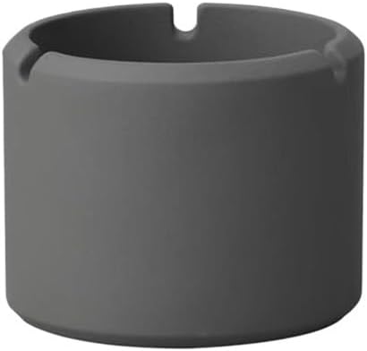 Ashtrays for Cigarettes Cylindrical Ashtray Cement Ashtray, Indoor Outdoor Ashtray, for Home Office Patios Gardens and Indoor Outdoor Spaces Home Decor Home Ashtrays(Light Grey)