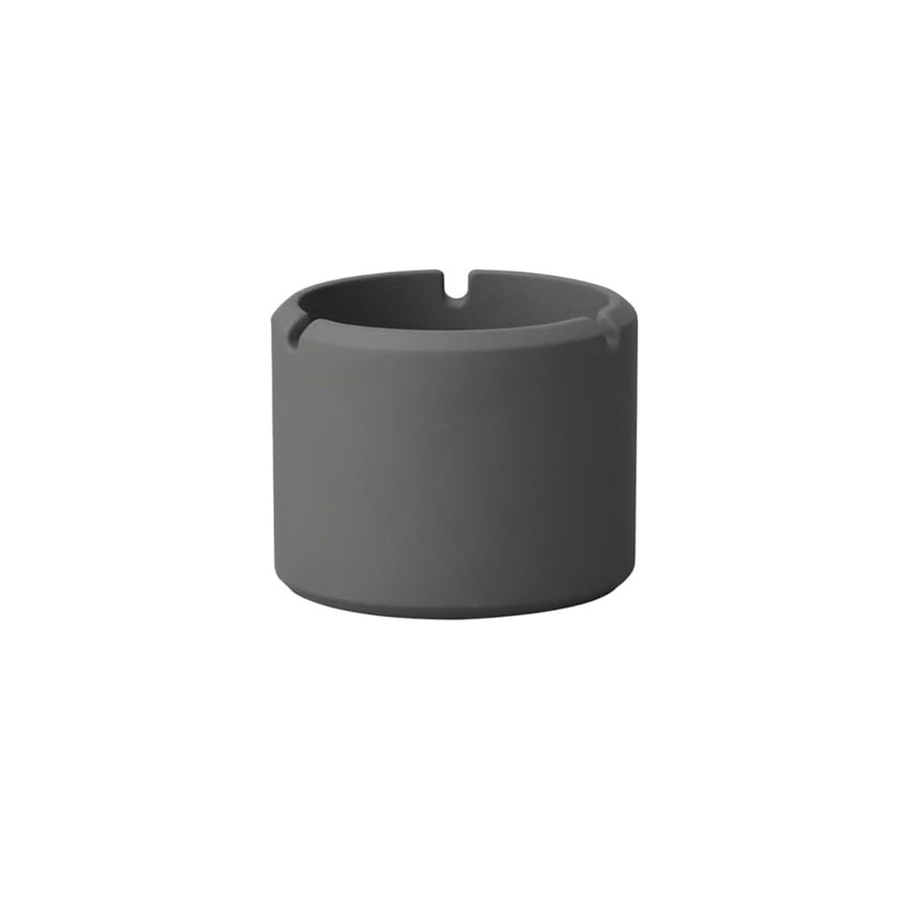 Cendrier cylindrique en ciment pour table de jardin et terrasse chic