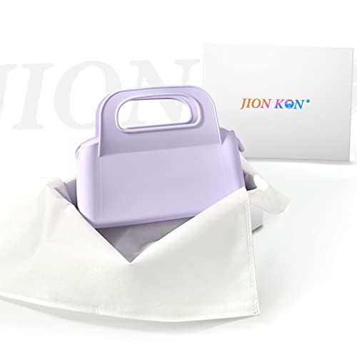 Jionkon Makeup Bags For Women : Cosmetic Case For Girls Waterproof Toiletry Purse For Ladies Portable Beauty Pouch Simple Zipper Cosmetic Bags (Purple) #TOP6