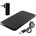 Wireless Charger, Qi Wireless Fast Charging Pad Station Mat 10W for Samsung Galaxy S8, S7, S6, Edge, Note 5, Nexus 6, Nexus 5 HTC Droid DNA, Nokia Lumia 950, LG G6 G7 (Black)
