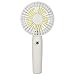 FEIYING Ventilatore di Acqua A Spruzzo A Mano, Ventilatore Portatile Silenzioso Ricaricabile, Umidificatore Ad Aria Fredda Desktop All'aperto, Ventola Colorata Luce Notturna(Color:Bianca)