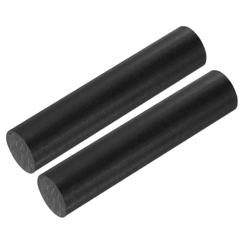 Image of MECCANIXITY ABS Plastic Rod Round Solid Bar 20 mm x 100 mm Black for DIY Model Material, Architectural Model Making, DIY Sand Table, Pack of 2