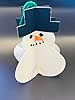 SHAPES ETC 31Pcs Snowman Single-Color Paper Cut-Outs 5.5 x 4.5in, Winter Wonderland Bulletin Boards, Christmas/Winter Celebrations, Classroom Décor, Craft Supplies, Made in USA #3
