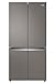 Haier HTF-540DGG7 CUBE Serie Frigorífico multipuerta, panel frontal de cristal de diseño, 190,5 cm de alto, 91 cm de ancho, 354 L, 174 L, parte congelador MyZone, zona de humedad, total sin heladas