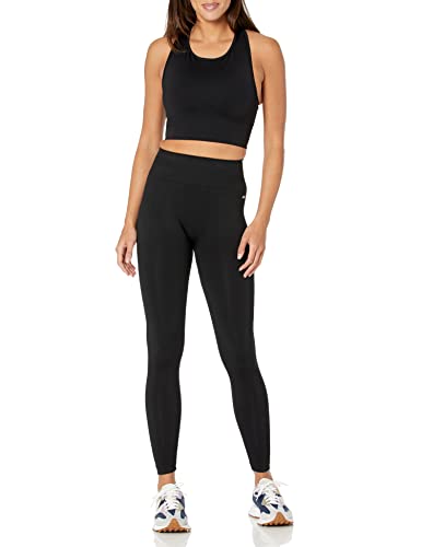 Amazon Essentials Women's Active Seamless Full Length Leggings, Black, Large #TOP3