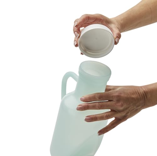 Surgipack 6362 Male Urinal Bottle with Screw Cap Lid, 1 Litre Capacity