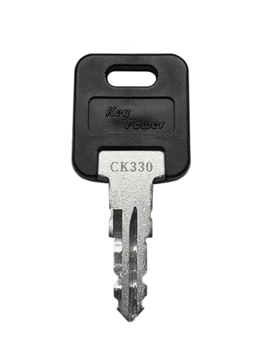 Image of (3) KeyPower CK330 RV Keys for Kencon Baggage Door, RVs Camper Travel Trailer Motorhome