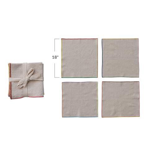 Set de 4 Servilletas de Algodón para Cóctel 18x18 in miniatura 2