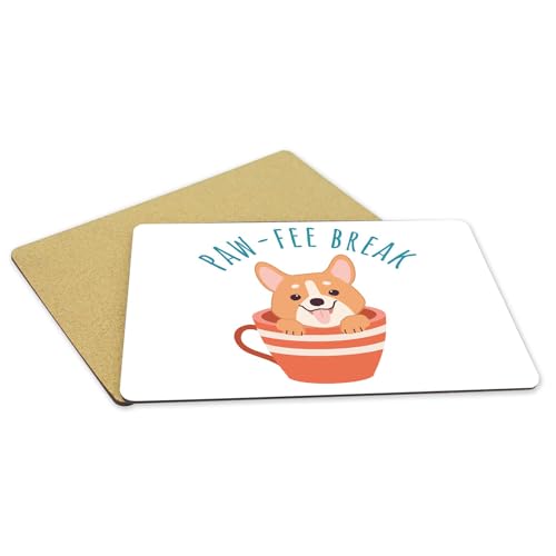 Sets de table Corgi Coffee Paw-fee Break : invitez la tendresse de nos compagnons à chaque repas
