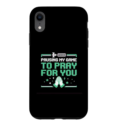 Pausing My Game To Pray For You �N���X�`�����Q�[�}�[ �X�}�z�P�[�X iPhone XR �p