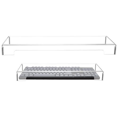 Étui pour clavier de bureau Healvian protection transparente pour le teletravail