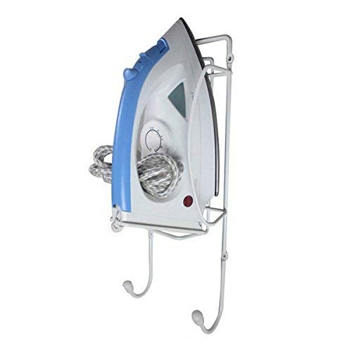 Oranlife Wall Mounted Ironing Board Rack Electric Iron Holder Household Bathroom Shelf
