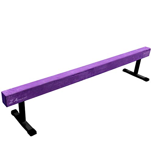 Z Athletic Off Ground Training Balance Beam for Gymnastics (Purple, 18