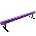 Z Athletic Gymnastics Off Ground Training Balance Beam, Purple, 18" Height