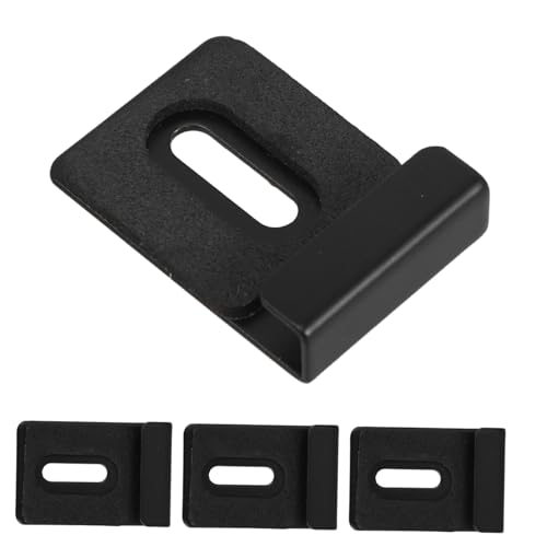 Image of 1set Heavy Duty Stainless Steel Mirror Clips Versatile Wall Mounting Hardware for Picture Hangers Easy Installation Mirror Hanging Clamps Without Nails Suitable for Various