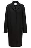 BOSS Damen Mantel Ohlui1, pro Packung, Schwarz, Schwarz 001, 38, Herstellergröße: 38