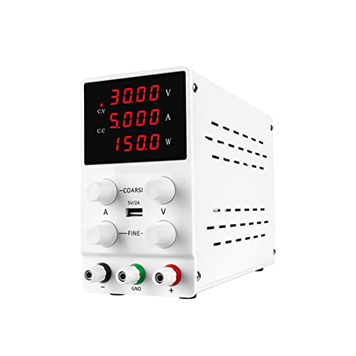 Banc d'alimentation variable 30V pour atelier de réparation blanc