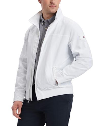 Image of Tommy Hilfiger Men's Lightweight Waterproof Regatta Bomber Jacket