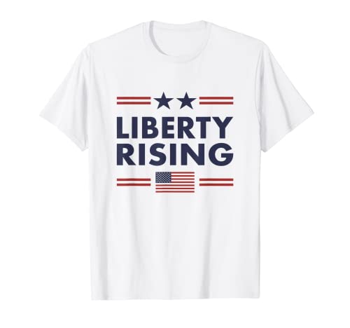 Liberty Rising - Bandiera americana Maglietta