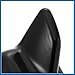 A ABSOPRO Car Shark Fin Shape Radio Antenna Roof Decorate Aerial Cover Trim Exterior Decoration Black for Audi A4 A5 2017-2020 Item Replacement
