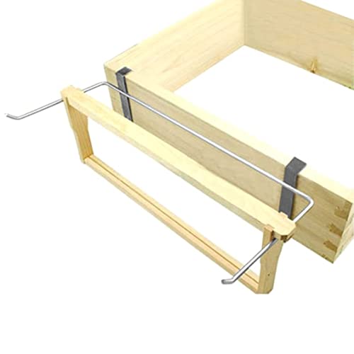 Eyccier 2 STÜCKE Bienenstockrahmen Halter Tragetasche Bienenkochtuch Ständer Side Mount Rack Werkzeug Edelstahl Silber – Bild 8