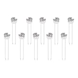 Material: Portalámparas GU5.3 está Base de cerámica + alambre hecho, duradero, resistente a altas temperaturas y tiene excelentes efectos de aislamiento y disipación de calor.