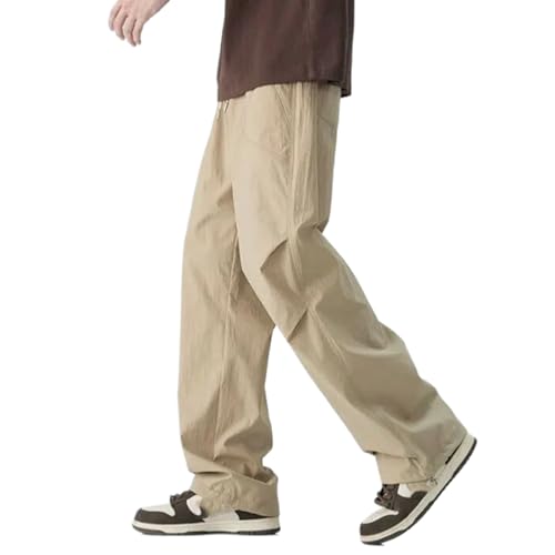 Men's Summer Thin Baggy Casual Pant Business Stretch Cotton Slim Male Trousers