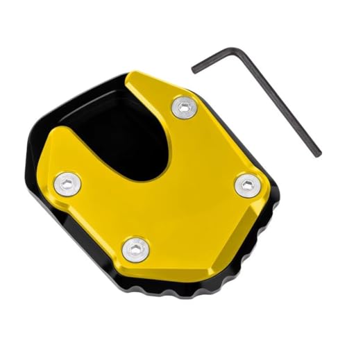 �I�[�g�o�C�p�X�^���h�p�b�h Compatible With XADV For X-ADV 750 For XADV750 2021 2022 2023 2024 2025 �I�[�g�o�C�L�b�N�X�^���h�T�C�h�X�^���h�����p�b�h�����L�΂��v���[�g(Yellow)