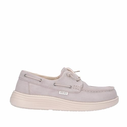Mocassin Homme Liu Jo Nude Chaussures Suede Casual Chic Semelle Epaisse 4.5 CM