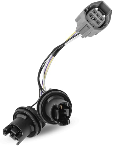 TIKSCIENCE Tail Lamp Socket and Wire Assembly Fit for Jeep Wrangler JK 2007 2008 2009 2010 2011 2012 2013 2014 2015 2016 2017 2018 Replace 68004166AC Tail Light Wiring Harness