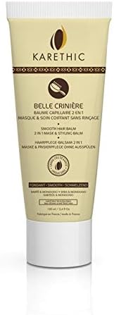 Karethic Smooth Hair Balm - Soft Shea 2 in 1 Hair Mask & Styling Balm - 100ml