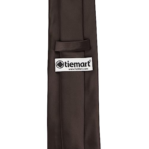 Image of tiemart Premium Solid Color Necktie