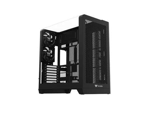 Caja Thermaltake View 390 Air Mid Tower color negro para PC